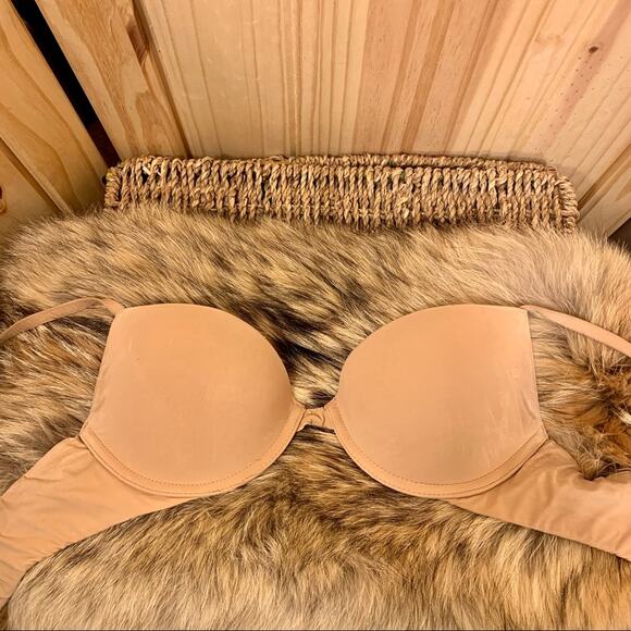 Victoria’s Secret Padded Plunge Bra in Nude Size 32B - Picture 11 of 13